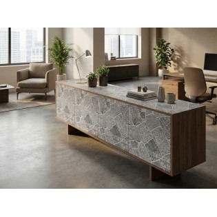 Autocolant decorativ, model pavaj piatra, gri, 67.5cmx2m, Gekkofix