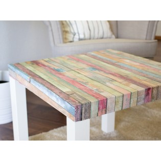 Autocolant mobila, imitatie lemn decorativ, multicolor, 45cmx1.5m, d-c-fix, Rio