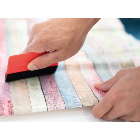 Autocolant mobila, imitatie lemn decorativ, multicolor, 45cmx1.5m, d-c-fix, Rio