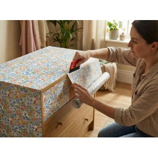 Autocolant d-c-fix, model floral, multicolor, 45cmx2m