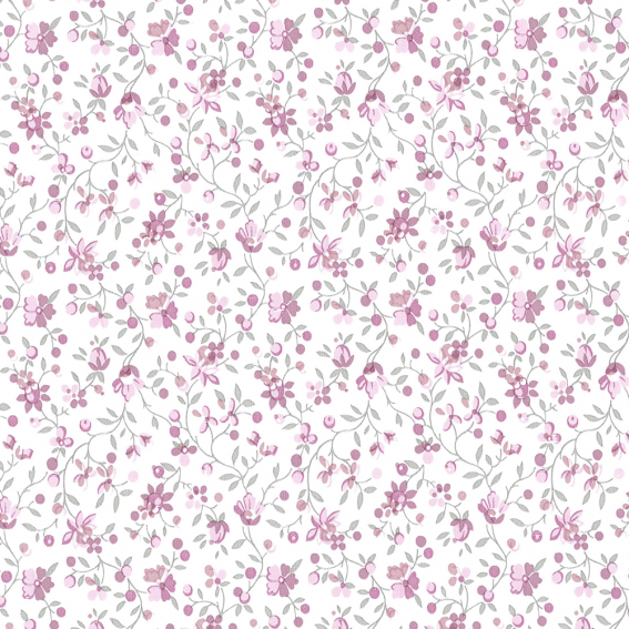 Autocolant decorativ, model flori, roz, 45cmx2m, Claire, Venilia