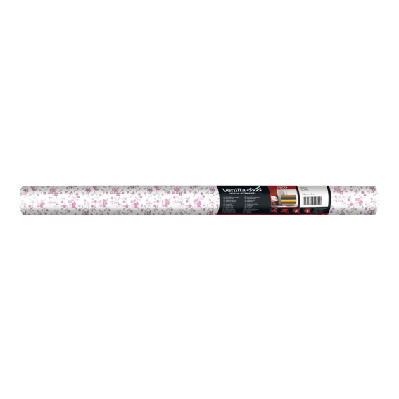Autocolant decorativ, model flori, roz, 45cmx2m, Claire, Venilia