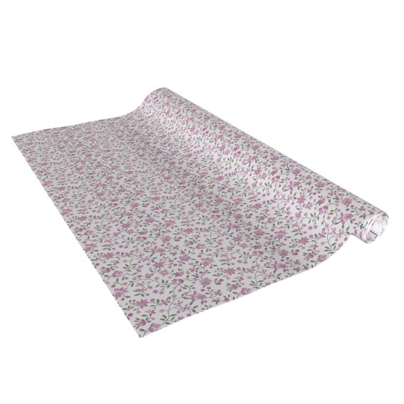 Autocolant decorativ, model flori, roz, 45cmx2m, Claire, Venilia