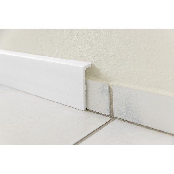 Cornisa masca galerie, tip bagheta decorativa, duropolimer, alba, 200x2.5x9.5cm, 2 ml/bax, Decosa L95 de la Davo Pro