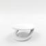 Capac WC cu inchidere lenta si sistem easy clean, alb, duroplast, Ronda
