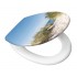 Capac WC cu inchidere lenta, multicolor, duroplast, Borkum