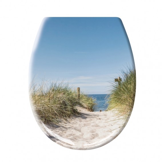 Capac WC inchidere lenta, multicolor, Borkum