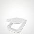 Capac WC cu inchidere lenta si sistem easy clean, alb, polipropilena, Kadiks   115,91 lei 