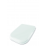 Capac WC cu inchidere lenta si sistem easy clean, alb, polipropilena, Kadiks