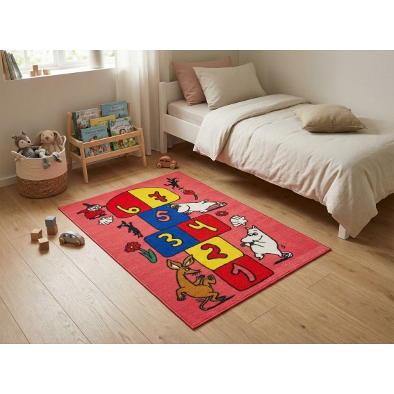 Covoras camera copii Davo Pro Sotron, nylon, multicolor, dreptunghiular, 100x133cm, cod 33010