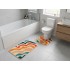 Set 2 covorase baie model abstract, Davo Pro, multicolor, poliamida, 50x80 cm + 50x50 cm   69,97 lei 
