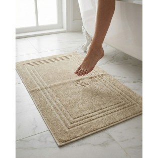 Covoras baie, tip prosop, 50x80cm, bej, bumbac, Lodge