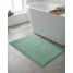 Covoras baie, tip prosop, 50x80cm, verde salvie, bumbac, Lodge