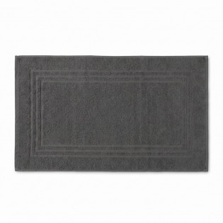 Covoras baie, tip prosop, 50x80cm, gri antracit, bumbac, Lodge