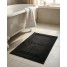 Covoras baie, tip prosop, 50x80cm, negru, bumbac, Lodge