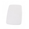 Covoras Ridder 38x72cm, alb, antiderapant, cu ventuze, Capri