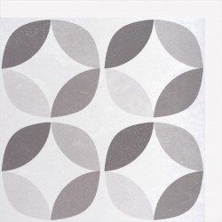 Panouri decorative autoadezive pentru pereti, d-c-Fix, faianta stil forme geometrice, alb/ gri, 30,5x30,5 cm, acoperire 0,55mp, set 6 buc, cod 270-3005A