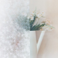 Autocolant geam d-c-Fix Eis, efect geam sablat, model flori de gheata, transparent, 90cmx15m