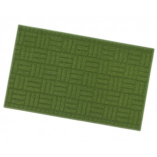 Covoras universal, 50x115cm, model forme geometrice, verde, Narciso