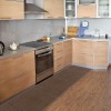 Covoras universal, 50x145cm, model forme geometrice, maro, Narciso