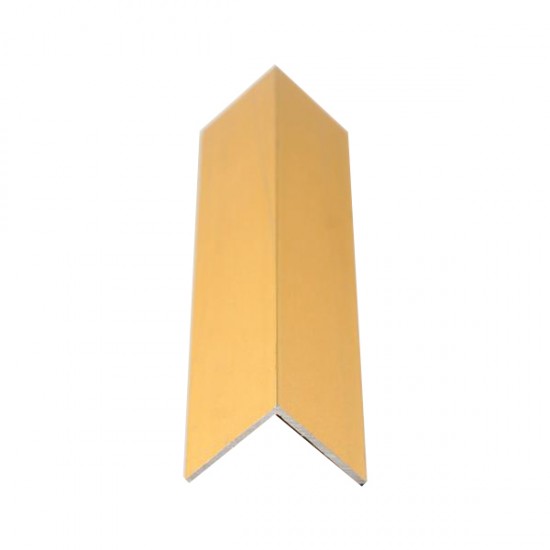 Profile aluminiu tip coltar treapta Ersin 2020, aurii, 20x20mmx100cm, set 5 buc, cod 42004