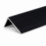 Profil trepte, aluminiu, 22.5x40mmx100cm, negru, antiderapante, cu rizuri, set 5 buc, 2394, Ersin