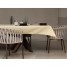 Fata masa textila anti-patare impermeabila, 140cmx180cm, galben, poliester cu tesatura tip jacquard, Damina