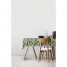 Fata de masa din material textil, imitatie frunze verzi, 50% bumbac 50% poliester, 140x180 cm, Davo Pro Drill Monstera Clasic