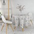 Fata de masa musama rotunda, inimioare, 140cm, gri, PVC, Dolce Vita