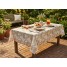 Fata de masa musama, 140cmx20m, bej/alb, model floral, pvc, Bottigelli