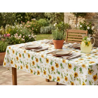 Fata masa musama, 120cmx160cm, Floarea-Soarelui, multicolor, PVC, Gemitex 