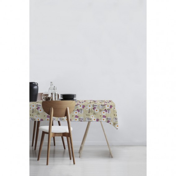 Fata masa musama, 120cmx160cm, margarete si colivii, multicolor, PVC, Gemitex
