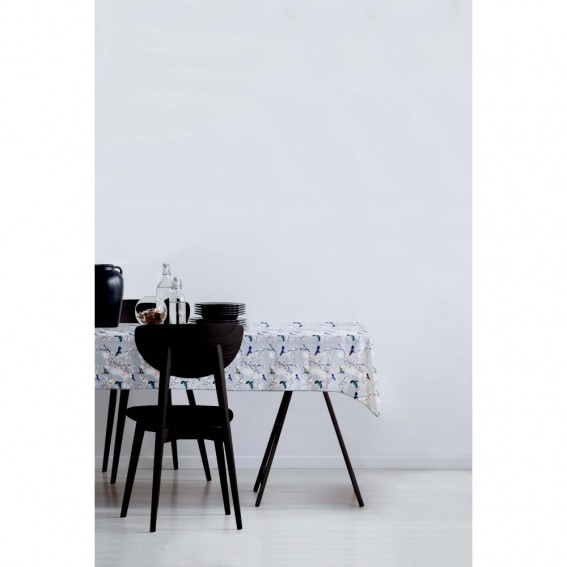 Fata masa musama, 120x160cm, pasari si flori, multicolor, PVC, Promo, Gemitex