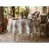 Fata de masa rotunda musama, model faianta in stil marocan, 160cm, alb/bej, PVC, Dolce Vita   69,97 lei 
