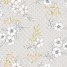 Fata de masa musama, 140cmx20m, gri/alb, model floral, pvc, Bottigelli