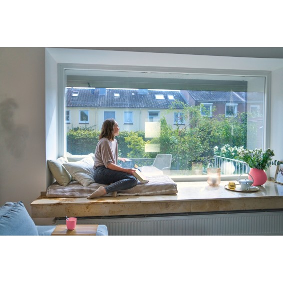 Folie protectie solara, autoadeziva, efect oglinda, semitransparent, 90cmx150cm, d-c-Fix