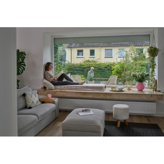 Folie protectie solara, autoadeziva, efect oglinda, semitransparent, 90cmx150cm, d-c-Fix