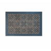 Covor intrare antiderapant dreptunghiular, floral, bej, cauciuc + polipropilena, 40x60cm, Zerbino Armony, Gemitex