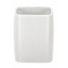 Suport periute de dinti ceramica, 7.4x9.1cm, alb, Cubic