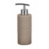 Dozator sapun lichid bej inchis, ceramica, capacitate 300 ml, Sahara, Kleine Wolke