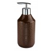 Dozator sapun lichid, maro inchis, ceramica, Bow