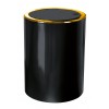 Cos de gunoi, 5L, negru, capac basculant, ABS, Clap