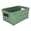 Cos depozitare, 18,5x12x28cm, verde salvie, polipropilena, Aspera
