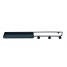 Etajera cu carlige metal, negru, dimensiune 12x50,4x5,2cm