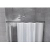 Bara perdea dus, 125-220cm, extensibila si reglabila negru, aluminiu