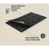 Covoras intrare antiderapant, 45x75cm, gri antracit, cauciuc reciclat, Contours Parquet