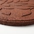 Pas japonez, 45.8x45.8x1.8 cm, reversibil, rotund, frunze maro roscat, cauciuc reciclat