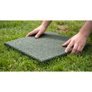 Pavela cauciuc reciclat, 50x50x2.5cm, verde, Rubber Tile