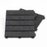 Dale cauciuc si polipropilena reciclate, 30x30cm, gri, imitatie piatra, set 6 buc