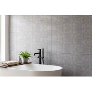 Placi decorative autoadezive perete, ciment industrial, gri, 30,5x30,5 cm, acoperire 0,55mp, set 6 buc, d-c-Fix